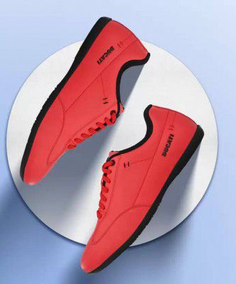 DUCATI Casuals For Men  (Red)