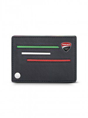 Ducati Corse DTLGD2200201 Elegante Genuine Leather Card Case