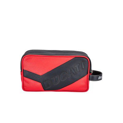 Ducati DTLUG2000101 Tagliato Genuine Leather Toiletry Bag