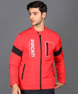DUCATI Men Graphic Print Biker/Riding Jacket