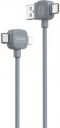 DUDAO 3-in-1 Cable 5 A 1.23 m Nylon Braided, 100W 4-in-1 Data Cable All in one Charging Pin,Type C...