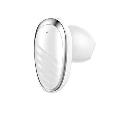 DUDAO Lightweight Mini Music Wireless in-Ear Bluetooth Earphones with Noise Reduction Mic Earbuds (White)