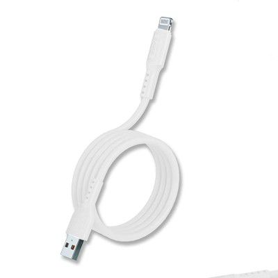 DUDAO Silicone USB A to Lightning Compatible Cable 