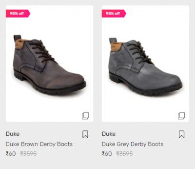Duke Footwear at 98% OFF