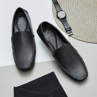 DUKE Loafers For Men  (Black , 10)
