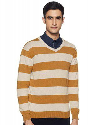 Duke Mens V/Neck Regular Wool Blend Sweater