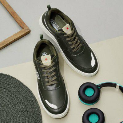 DUKE Sneakers For Men  (Green , 8)