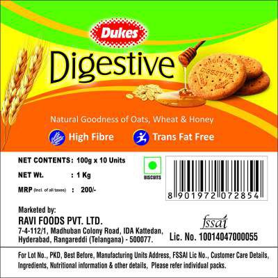 Dukes Digestive 10 x 100g