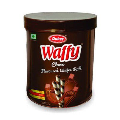 Dukes Waffy Chocolate flavoured Wafer roll Jar (250g)