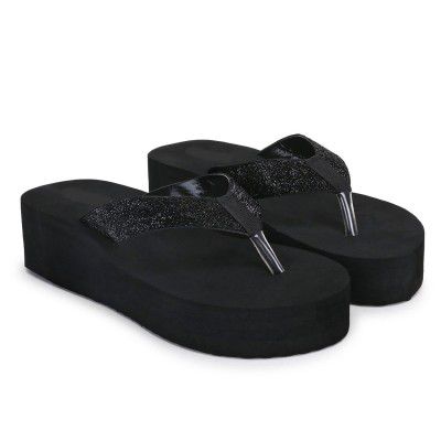 Duosoft VSTD-110086-021-Black Simmer Extra Soft Doctor Ortho Slippers for Women