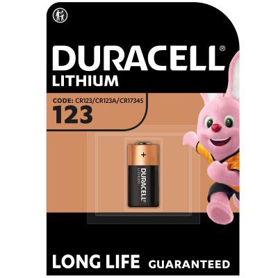 Duracell 123 Ultra Lithium Photo Battery, 1 Pc