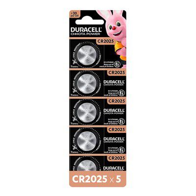 Duracell CR2025 3V Lithium Coin Battery 5 pcs 2025 Coin Button Cell Battery DL2025