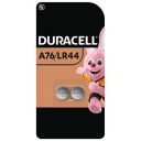 Duracell Specialty LR44 Alkaline Button Battery 1,5V, Pack of 2 (76A / A76 / V13GA) Suitable for use in Toys, calculators and Measurement Devices...