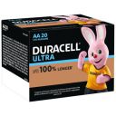 Duracell Ultra Alkaline Battery AA - 20 Pieces...