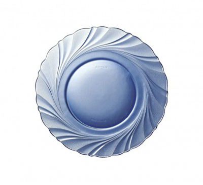Duralex Beau Rivage 3002BF06A111 Deep Plate 21.5 cm Glass Blue Set of 6