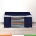 Duraware Saree Stacker/Bag with Duralight Fabric | Dust & Moisture Resistant | Wardrobe/Under Bed Organiser for Clothes | Pack of 1 (Blue), Standard (SAC-BU001)...