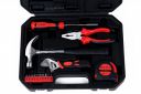 DURELO HTK-15 Hand Tool Kit (Red, 15 Pieces)...