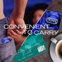 DUREX Extra Ribbed Condom pack of 10 Condom  (Set of 10, 100 Sheets)...