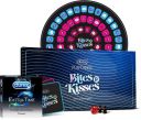 DUREX Extra Time Condom 3s And Playthings Bites & Kisses Board Game for Couples Combo Condom (Set of 2, 3 Sheets)...