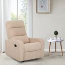 Duroflex Elysian Fabric Single Seater Recliner (Beige)...