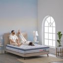 duroflex Strength Plus - Doctor Recommended | 5 Zone Dual Density Orthopedic Support Layer | 8 Inch King Size Memory Foam Euro-top Mattress, (78x70x 6+2 Inch)...