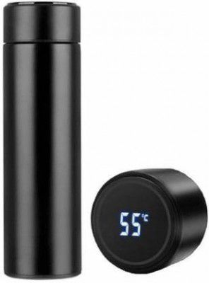 Dusk USA Vacuum Insulated Bottle 500 ml Flask  (Pack of 1, Black, Steel)