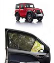 Dvigorous Cars Half Window Car Sun Shade BlackMahindra Thar 2020 Set of 4...