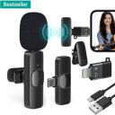 DWH K8 Wireless Collar Mic iPhone/ipad & Type C Supported Microphone Microphone...