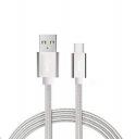 Dyazo 2.4 Amp Nylon Braided Fast Mobile Charging USB Cable/USB Cord/USB Wire IF Compliant Chip for All Micro USB Android Devices Support Charging and Sync 1 Meter(Silver)...