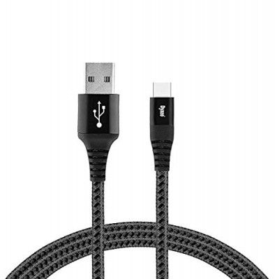 Dyazo 4 ft Nylon Braided 3.0 Amp Fast Charging Cable Type C Fast Charging Cord supports Data & SYNC compatable with Samsung Galaxy S10 E S9 S8 Plus Note 8.Moto Z, LG V30 V20 G5 & more