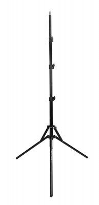 Dyazo 6 Feet Height Adjustable Aluminum Alloy Portable Light Stand for Ring Light 2.5 ft -6 ft Maximum Load Capacity 2 kgs (Black)