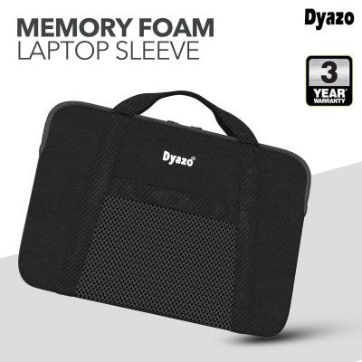 Dyazo Memory Foam Sleeve for 13.3 inches (33.7cm) Laptops | Black