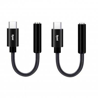 Dyazo Type C to 3.5 Mm Audio Earphone Jack Adapter/Converter Plug Compatible for Oneplus 8
