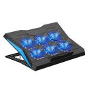 Dyazo Upgraded 6 Fan Cooling Pad Laptop Raiser with Adjustable Height & Mute Fans for | for Laptop & Notebooks 10-15.6 inches, Black (Q 26)...
