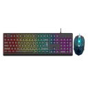 Dyazo Wired Gaming Keyboard and Mouse Combo Static RGB Static Backlit...