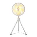 Dylect Briza Premium Portable Rechargeable Fan with Tripod Stand, 4000mAh Long-Lasting Battery, 4 Wind Modes, TruSilent BLDC Fan...