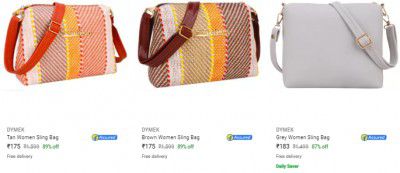 Dymek Sling Bags Starts ₹128