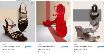 Dymo Women Heels Upto 90% Off Starts ₹95