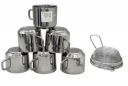 Dynore 6 Tea Cup with 1 Tea Strainer...