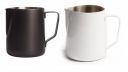 Dynore Stainless Matte Black/White Milk Jug 600/800 ml of Each- Set of 2...