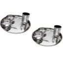 Dynore Stainless Steel 10pcs Couple Dinner Set...
