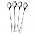 Dynore Stainless Steel 4 Pcs Soda Spoons/Horlicks Spoon/Milkshake Spoon/Bar Spoon 8 inch- Set of 4...
