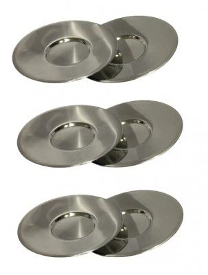 Dynore Stainless Steel 6 Pcs Saucers  
