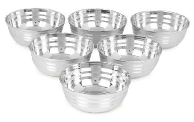 Dynore Stainless Steel 6 pcs Stainless Steel Daal/Soup Bowls