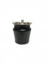 Dynore Stainless Steel Black Matt Apple Shaped Ghee Pot- 300 ml...