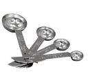 Dynore Stainless Steel Delux- Set of 4 Measuring Spoons...