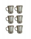 Dynore Stainless Steel Double Wall World Cups 120 ml- Set of 6...