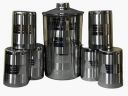 Dynore Stainless steel Set Of 6 Round Glass and 1 Delux Jug 2 Ltr...