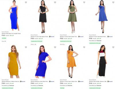 Upto 93% Off Dyrectdeals Women's Dresses | Start @ 149