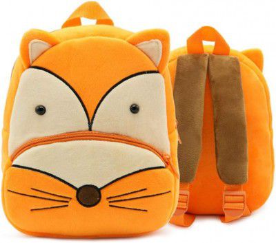 DZert Kids School Bag Soft Plush Cartoon Velvet Animal Backpacks Cartoon, Picnic, Nursery, Preschool Boys/Girls/Baby (2 to 6 Years)